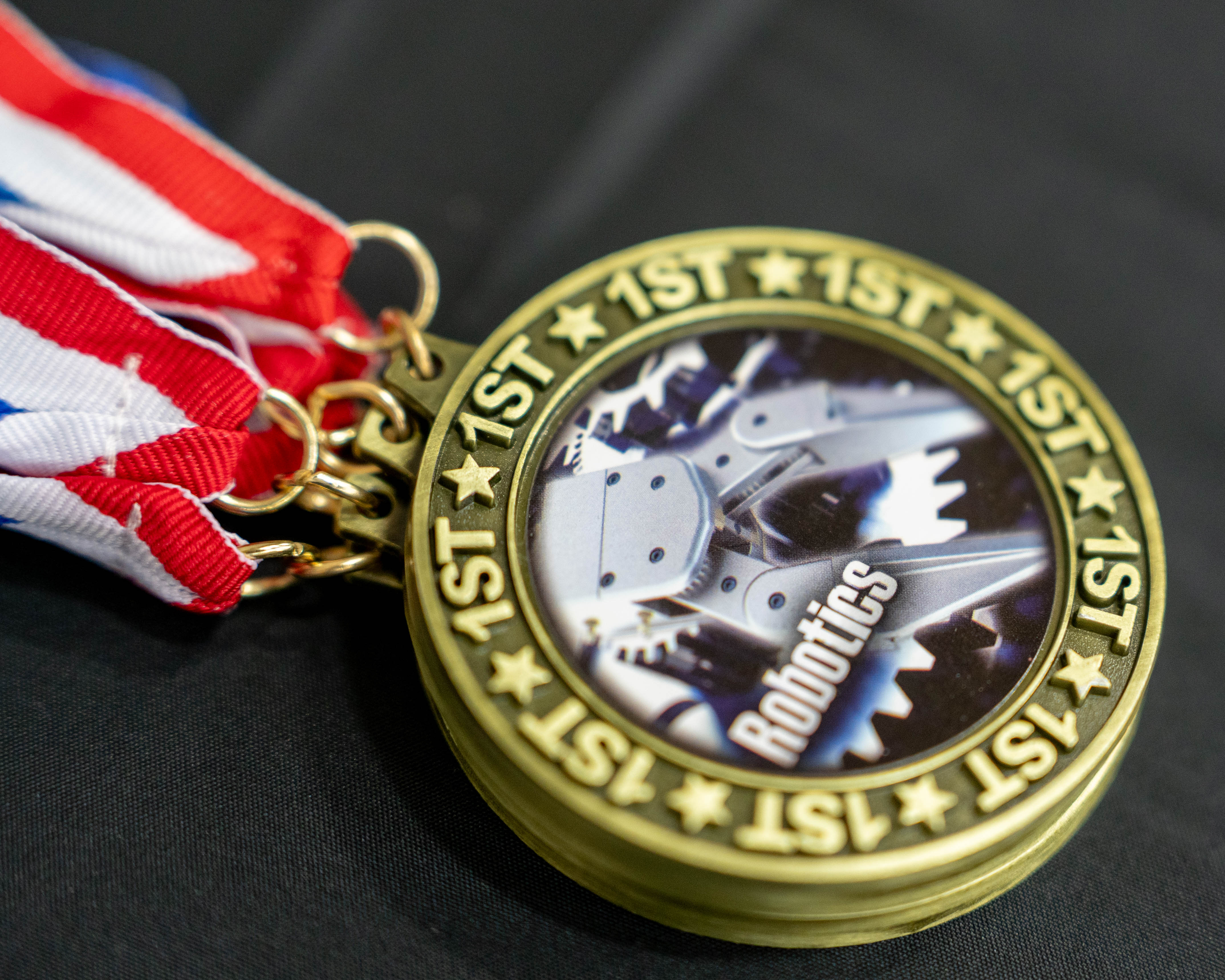 1st place robotics medal