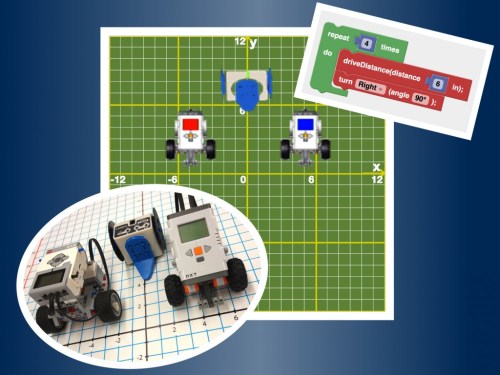 Image of a RoboBlockly activity.