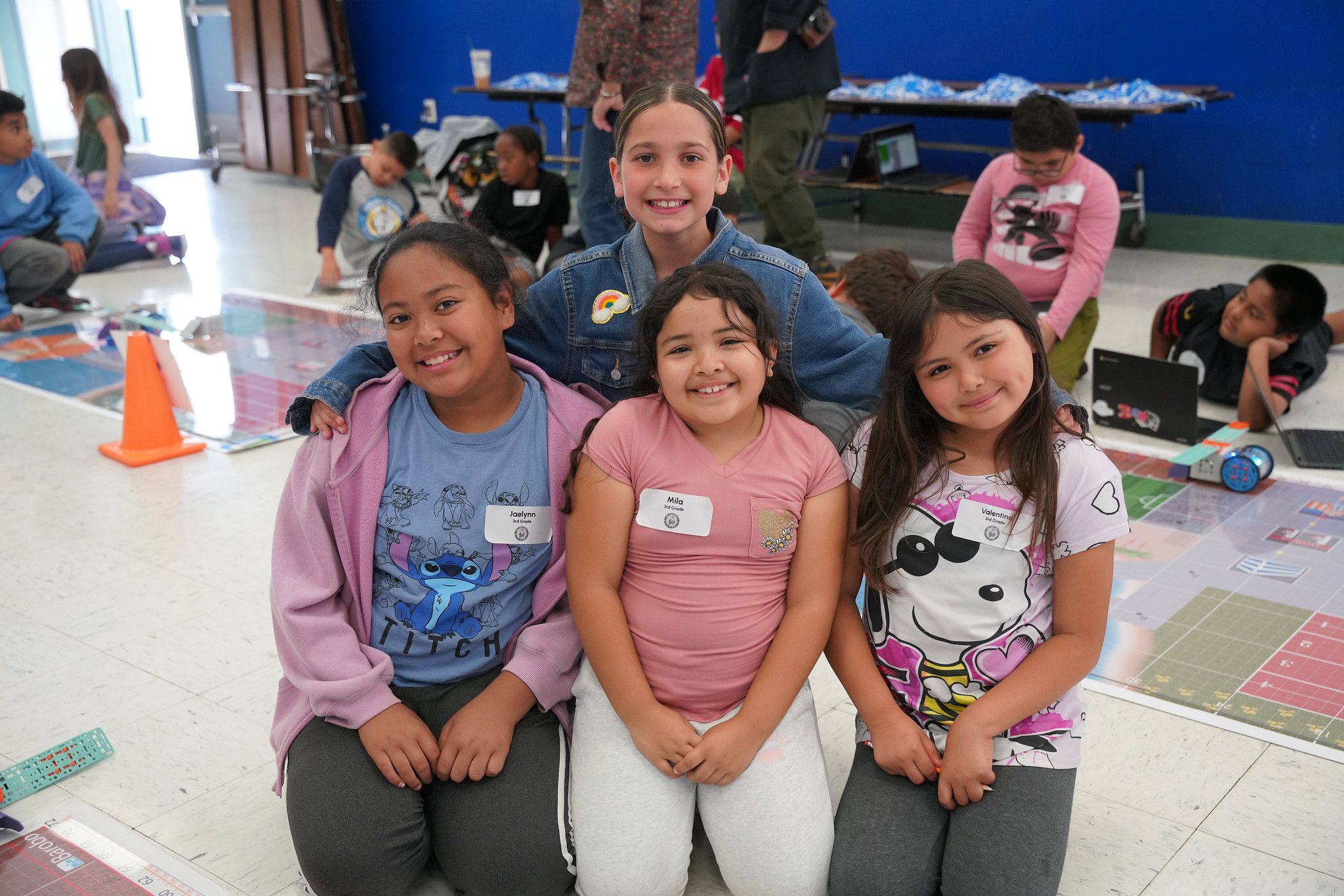 students smiling