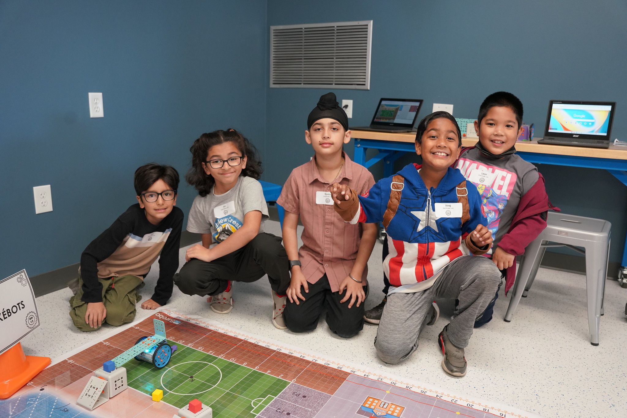 students smiling